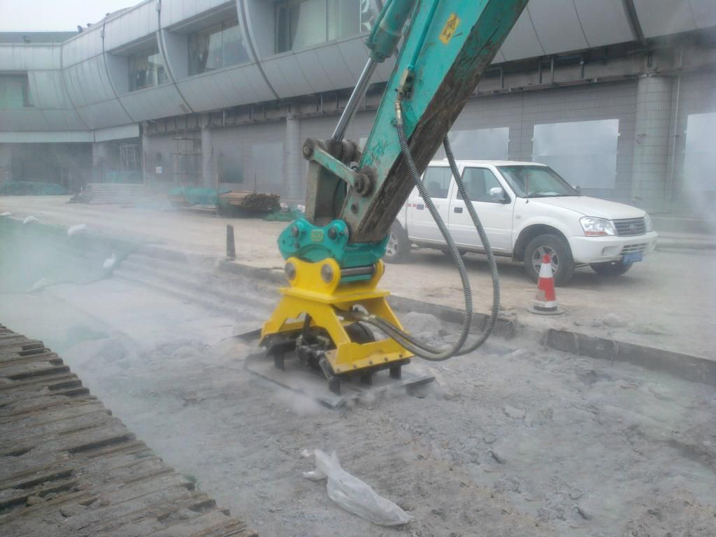 excavator compactor